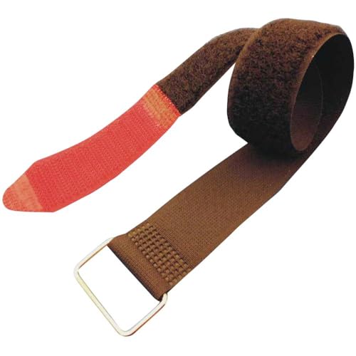 FASTECH® F101-50-2000M Klettband mit Gurt Haft- und Flauschteil (L x B) 2000 mm x 50 mm Schwarz, Rot 1 St. von Fastech