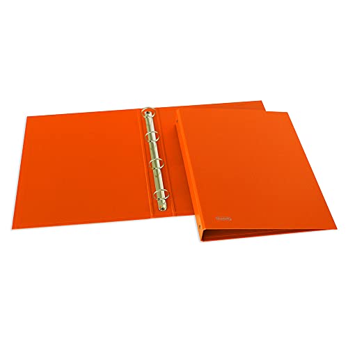 FAVORIT Sprint Ringordner aus Karton, 22 x 30 cm, 4 runde Ringe, 30 mm, orange 400173288 von Favorit