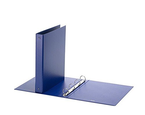 Favorit 100460450 Ordner Format Innenraum 23 x 33 cm 4 Ringe Durchmesser 30 mm, blau von Favorit