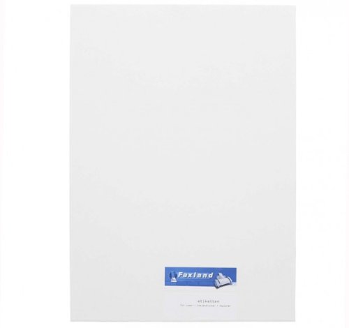 Etiketten 105 x 72 mm 800 Stück (100 A4 Blätter) - 105x72 weiße Universal Etikett selbstklebend von Faxland