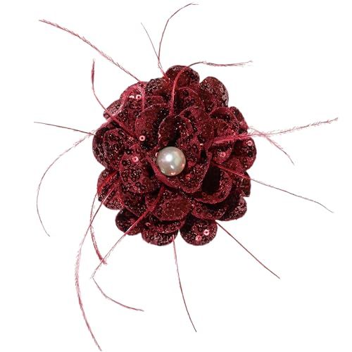 10 cm 3D-Pailletten-Blumen-Applikation für handgefertigte Abendkleider, Nähblume für Kleid, Corsage, Aufnähen, Applikation von Fazvncv