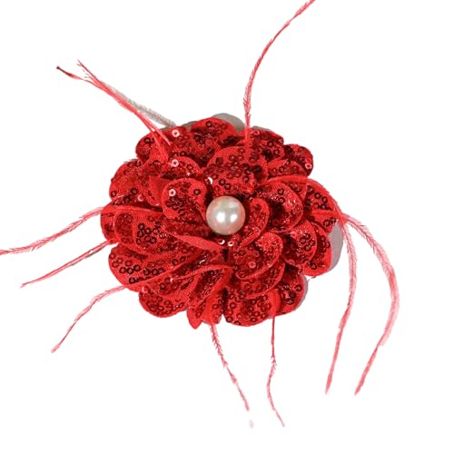 10 cm 3D-Pailletten-Blumen-Applikation für handgefertigte Abendkleider, Nähblume für Kleid, Corsage, Aufnähen, Applikation von Fazvncv