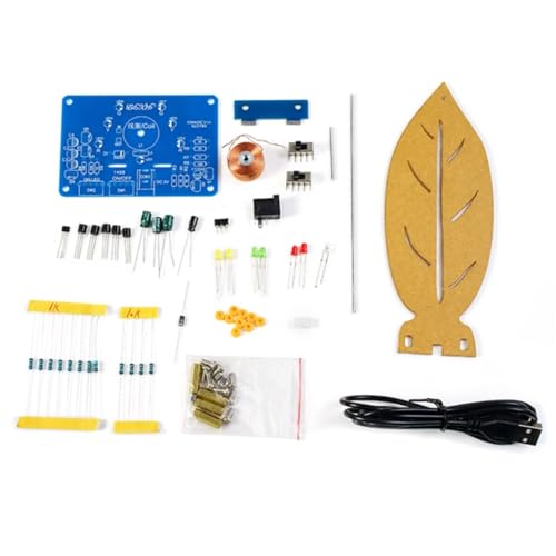 Fazvncv Elektromagnetische Schwinglöt-Sets für STEM Education Blattform Pendel Nadel mit LED-Licht Elektronikprojekt von Fazvncv