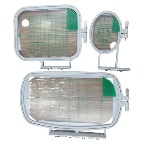 Fazvncv Stickrahmen für Heimstickmaschine, HE120, HE240, 500D, 900D, 950D, SE270D, SE350, SE400, LB6770PRW, 3 Stück von Fazvncv