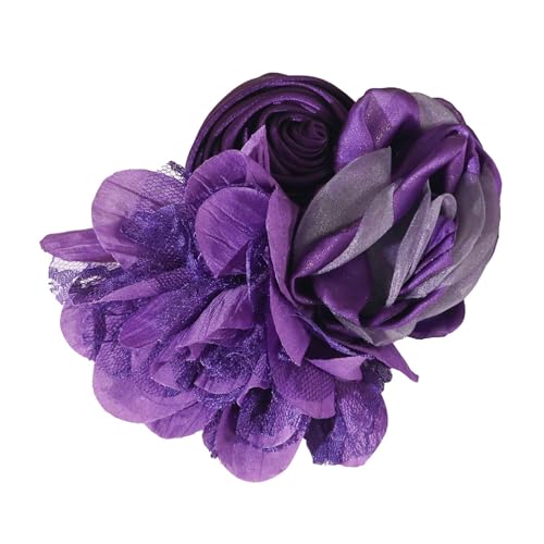 Handgefertigte Ansteckblumen-Applikationen, Basteln, Tanzkostüm, Dekoration, große 3D-Blumen-Flicken, Kleidung, Corsage, Näh-Ornament von Fazvncv