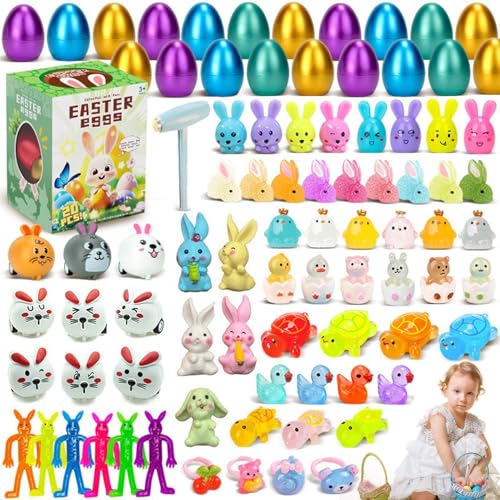 Prefilled Easter Eggs, Easter Party Favors, Egg Smashing Toys, Classroom Prize Toys, Easter Eggs With Toys, Easter Egg Hunt Toys, Easter Toy Eggs, Kids Easter Party Favors, Surprise Easter Eggs von Fbinys