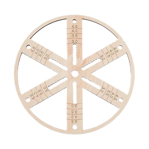 Wick Centering Tool, Wooden Wick Stabilizer, Multi Wick Candle Tool, Candle Making Wick Holder, Round Wooden Wick Device, Flat Wick Stabilizer, Candle Wick Positioning Tool, Wooden Candle Tool von Fbinys