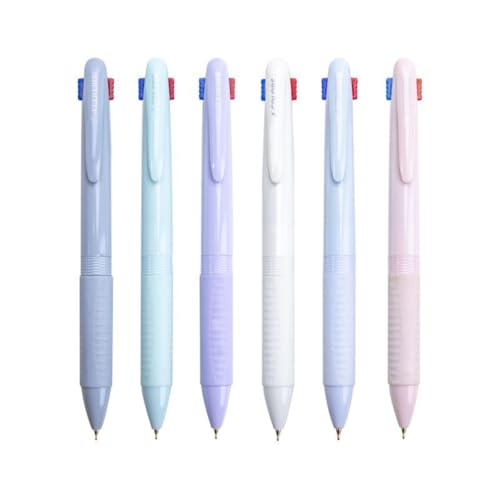 6x/Set 4 In 1 Mehrfarbiger Kugelschreiber Druckkugelschreiber 0 5 Mm Shuttle Stift Schreibstift Büro Schulbedarf von Fcnjsao