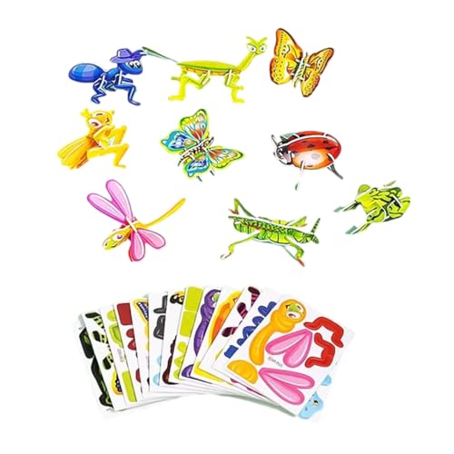 Fcnjsao 25 Teile/Satz Kleinkinder Cartoon Thema 3D Puzzle Spielzeug Kinder Baustein Spielzeug Hand Augen Koordination Training Spielzeug von Fcnjsao