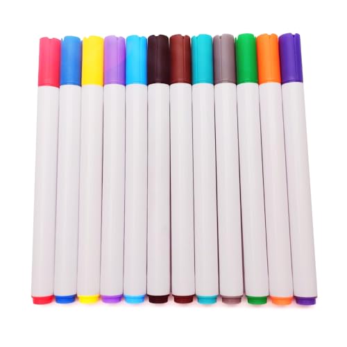 Fcnjsao Farbstifte Für Felsmalerei 12 Stück Wasserfeste Stifte Für Kieselsteinmalerei Kunst Zeichnung Runde Spitze Acrylfarben Marker Set von Fcnjsao