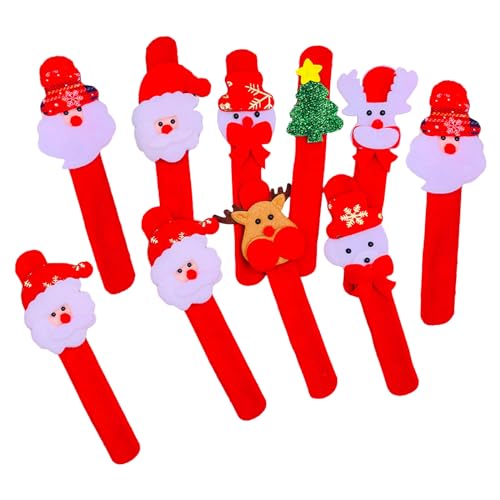 Fcnjsao Weihnachtsklöppel Armband Für Kinder Klöppel Weihnachtsarmband Dekoration Für Abschlussfeier Party Dekoration von Fcnjsao