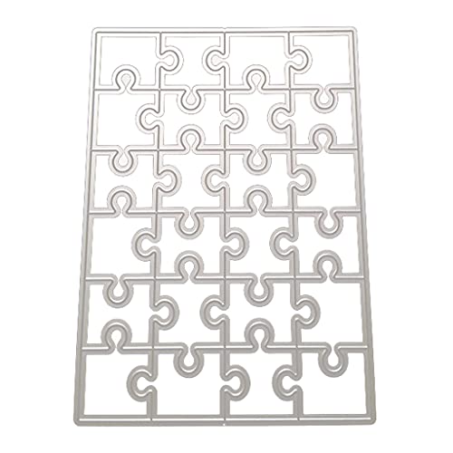 Puzzle Metall Stanzformen Schablone Scrapbook Album Papier Karte Vorlage von Fcnjsao