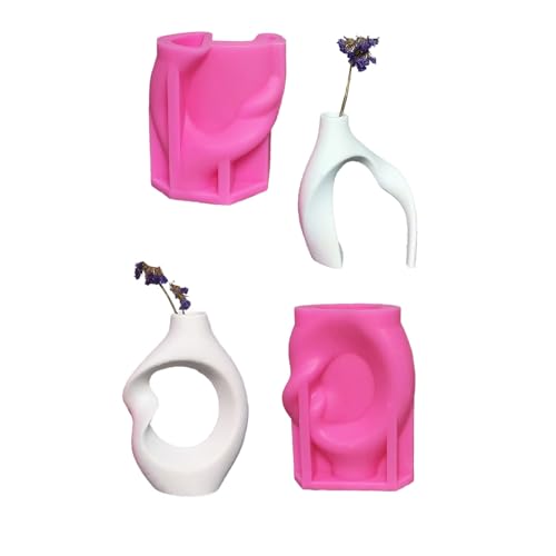 Set Von 2 Abstrakten Vase Silikonformen Pflanzerformen Home Decors Zement Crafting Formen Silikonskulpturformen Für Vase Set Von 2 Abstrakten Vase Silikonformen Pflanzerformen Home Decors Zement Crafting Formen Silikonskulpturformen Für Vase von Fcnjsao