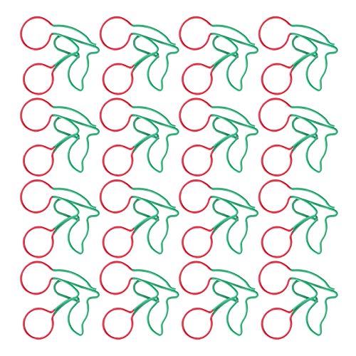 Büroklammern, Breites Anwendungsspektrum, Obstnadel, 20 Stück, Lesezeichen-Planer-Clip, für Lesezeichen, Zuhause, Schule, Dateiklassifizierung von Fdit
