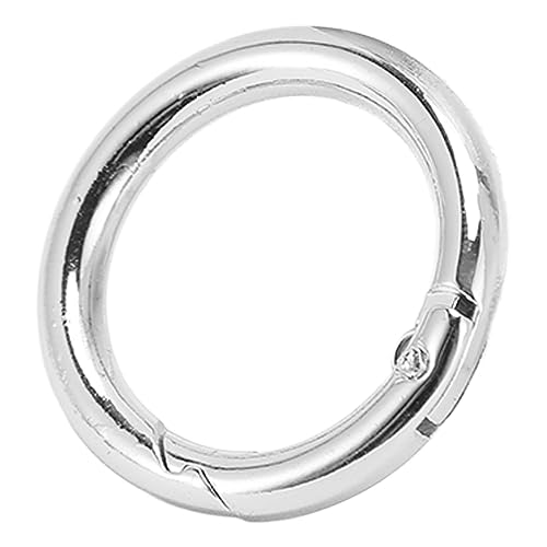 Federring-Verschlüsse, Elegante Kupfer-Federverschlüsse für Halsketten, Armbänder, Knöchelketten, Ohrringe, 20 Stück für die Schmuckherstellung (SILVER) von Fdit