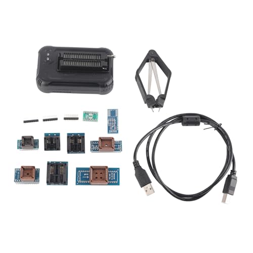 USB-Universalprogrammierer Programmierbare Logikschaltungen für TL866II Plus EEPROM FLASH 8051 AVR MCU GAL-PIC mit 10 Adaptern von Fdit