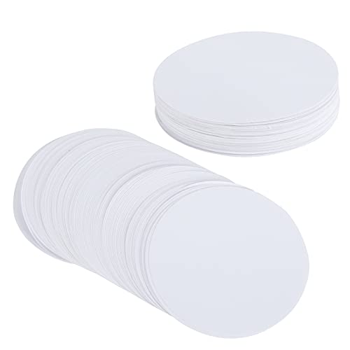 für Bastler: 100 Stück Leeres Abzeichenpapier für DIY-Malerei, Zum Erstellen Einzigartiger Abzeichen, Ideal für Künstler und Bastler (56-mm-Abzeichen sind speziell geschnitten und) von Fdit