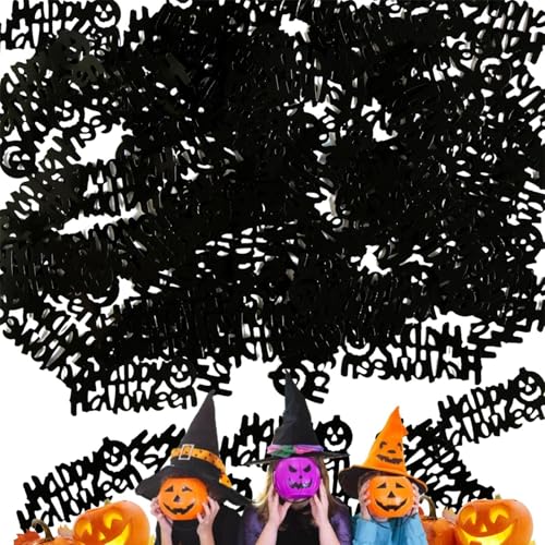 Fecfucy Halloween-Tischkonfetti,Halloween-Konfetti - Halloween Tischkonfetti | PVC-Pailletten-Halloween-Wurfkonfetti für Halloween-Partydekorationen, 15 g von Fecfucy