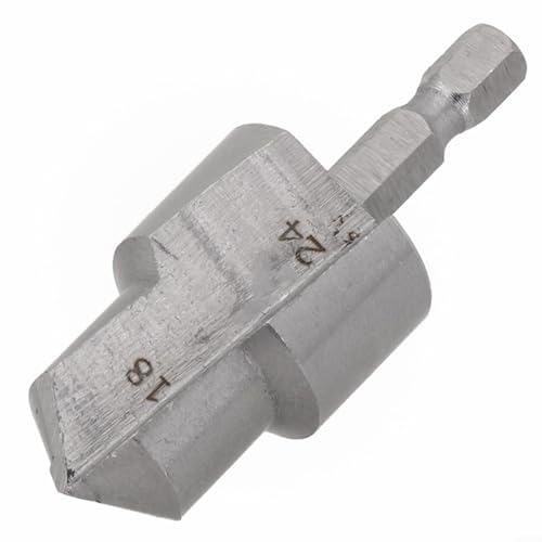 Feegow Wasserrohr-Bohrer, Sechskantschaft, Stufenbohrer, stabiles HSS-Material, Wasserrohr-Erweiterungsbohrer, 6 x 35 mm Sechskantschaft, für Klempner (B) von Feegow