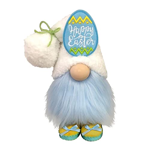 Feelcrag Osterpuppe Osterwichtel Frühlingswichtel,Für Ostern Und Frühling Urlaub Dekoration Sommer Deko Frühling Zwerg Figuren Handgemachte Plüsch Osterhasen Zwerg Osterhasen Puppen von Feelcrag