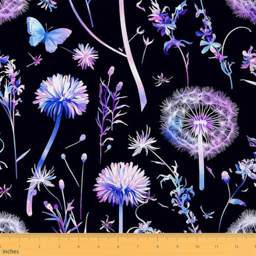 Feelyou Pusteblumen-Stoff von The Yard für Kinder, 91 cm, Blütenblumen, Polsterstoff für Stühle, Erwachsene, botanisches Blumenmuster, wasserdicht, Outdoor-Stoff, natürliches Thema, Reupolsterstoff Feelyou Pusteblumen-Stoff von The Yard für Kinder, 91 cm, Blütenblumen, Polsterstoff für Stühle, Erwachsene, botanisches Blumenmuster, wasserdicht, Outdoor-Stoff, natürliches Thema, Reupolsterstoff von Feelyou