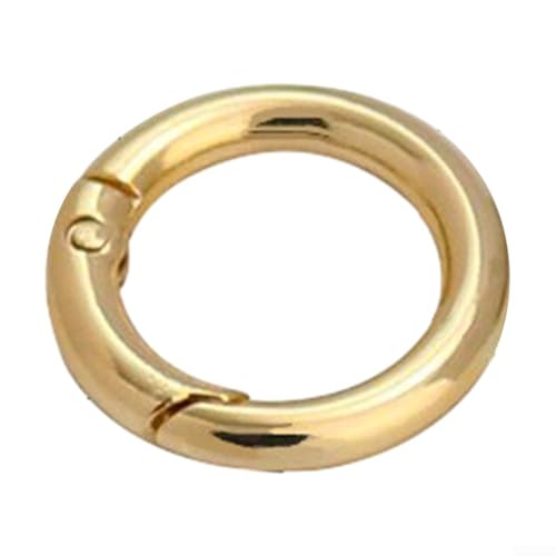 Essential Karabinerverschlüsse aus Metall für DIY-Schmuck und Schlüsselanhänger-Kettenprojekte (Gold, groß), 10 Stück von Feeshoppher