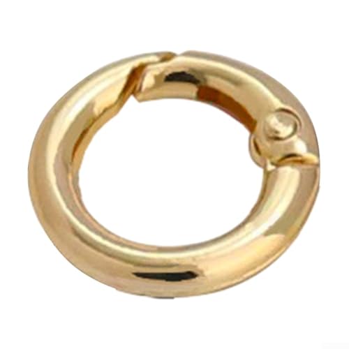 Essential Karabinerverschlüsse aus Metall für DIY-Schmuck und Schlüsselanhänger-Kettenprojekte (Gold, klein), 10 Stück von Feeshoppher