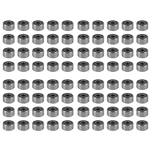 Feeuid 693RS 3mmx8mmx4mm Doppelt Abgedichtetes Miniatur-Rillenkugellager 80St von Feeuid