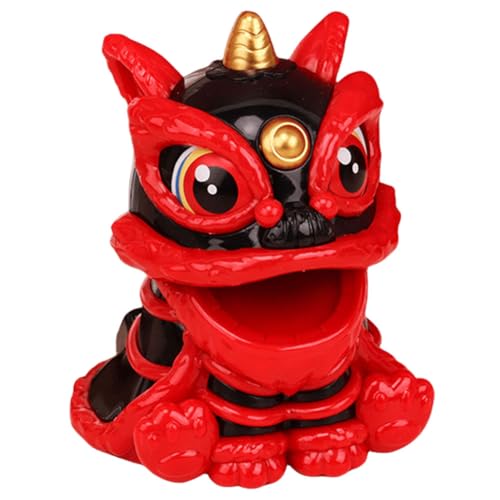Fehploh Chinesischer Stil Löwentanz Neujahr Heimdekoration Exquisite Glückslöwe Tanzende Kunst Spielzeug Löwe Tischdeko für Geschenk (C) von Fehploh