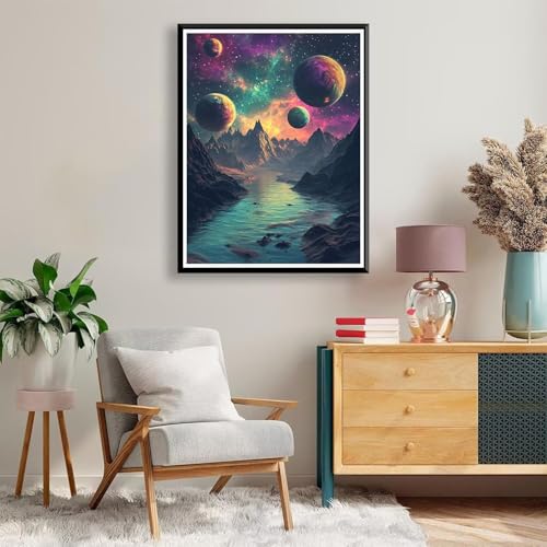 Diamond Painting 40 x 50 cm Landschaft Diamond Painting Sternenhimmel Diamond Painting Erwachsene, Diamant Painting Bilder Kinder DIY Diamond Painting für Deko Wohnzimmer, Geschenke für Frauen A-795 von FeiPride