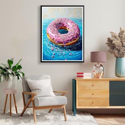 Diamond Painting 40 x 50 cm Nachtisch Diamond Painting Landschaft Diamond Painting Erwachsene, Diamant Painting Bilder Kinder DIY 5D Diamond Painting Set für Zimmer Deko, Geschenke für Frauen A-141 von FeiPride