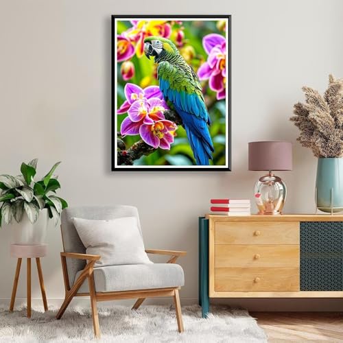 Diamond Painting 80 x 100 cm Tier Diamond Painting Vogel Diamond Painting Erwachsene, Diamant Painting Bilder Kinder DIY 5D Diamond Painting Set für Zimmer Deko Wohnzimmer, Geschenke für Frauen A-173 von FeiPride