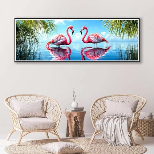 Diamond Painting Tier 100 x 300 cm, Diamond Painting Erwachsene groß, 5D Diamant Painting Bilder Vogel Diamond Painting Set, DIY Runde Crystal Art Stickerei Diamant Malerei für Home Wand Deko P-800 von FeiPride