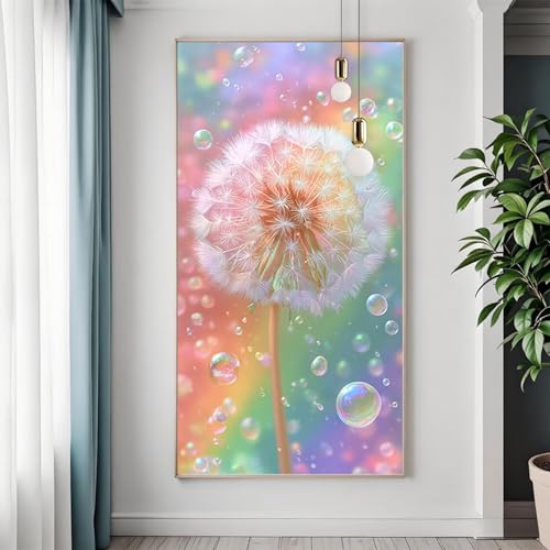 Löwenzahn Diamond Painting XXL 60x120 cm, Diamant Painting Bilder Erwachsene Farbe, DIY 5D Eckige Steine Basteln Mädchen 8 Jahre, Diamant Malerei Strass Stickerei Kunst Set für Zimmer Wanddeko Y-5 Löwenzahn Diamond Painting XXL 60x120 cm, Diamant Painting Bilder Erwachsene Farbe, DIY 5D Eckige Steine Basteln Mädchen 8 Jahre, Diamant Malerei Strass Stickerei Kunst Set für Zimmer Wanddeko Y-5 von FeiPride
