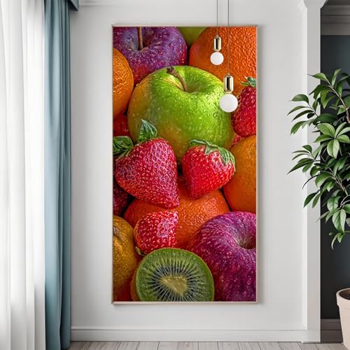 Obst Diamond Painting XXL 70x140 cm, Diamant Painting Bilder Erwachsene Farbe, DIY 5D Eckige Steine Basteln Mädchen 8 Jahre, Diamant Malerei Strass Stickerei Kunst Set für Zimmer Deko Geschenke Z-6 Obst Diamond Painting XXL 70x140 cm, Diamant Painting Bilder Erwachsene Farbe, DIY 5D Eckige Steine Basteln Mädchen 8 Jahre, Diamant Malerei Strass Stickerei Kunst Set für Zimmer Deko Geschenke Z-6 von FeiPride