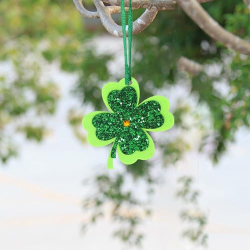 Deko HäNgend Grüner Hut-Anhänger St. Patrick's Day Party-Dekoration Ornament für festliche Feiern (B, One Size) von Feizikaw