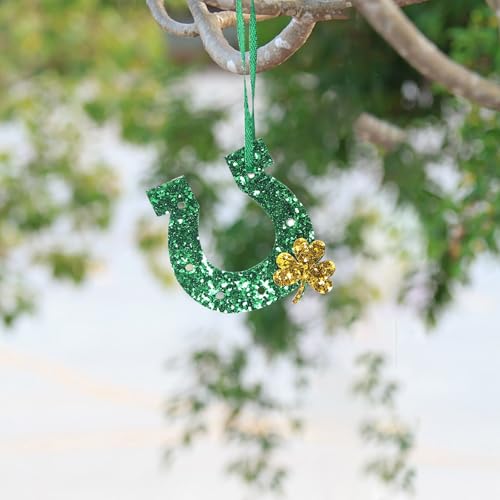 Deko HäNgend Grüner Hut-Anhänger St. Patrick's Day Party-Dekoration Ornament für festliche Feiern (G, One Size) von Feizikaw