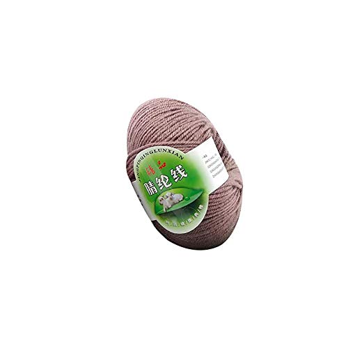 HäKeln FüR AnfäNger Roving Haushaltsdicke Wolle Warmes 50 g Schalwolle Strickmütze Chunky Heimtextilien (F, One Size) von Feizikaw