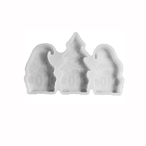 Raysin GießEn Silikonformen Gießformen Silikonformen Kerzen Silikonformen DIY Gipsformen zum Gießen Silikonform Home Gießform für Sojawachskerzen (White, 19X11CM) von Feizikaw