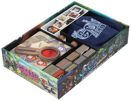 Feldherr Organizer Insert kompatibel mit Tiny Epic Crimes - Grundspielbox - Sortierbox für Zubehör und einen schnellen Spielaufbau von Feldherr