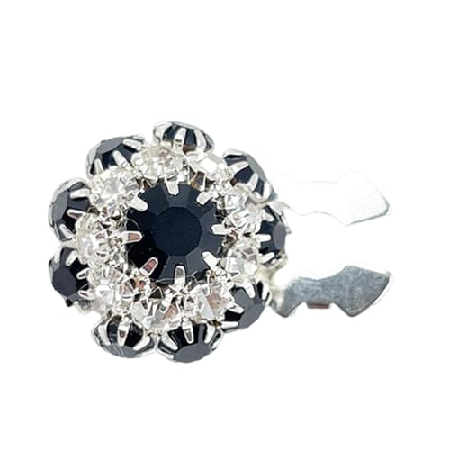 2 Stück Strass-Knopfabdeckungen, Strass-Knop-f Für Damen Und Herren, Abnehmbare Hemdknopfclips, Knöpfe, Schmuck, Ausgefallene Kristallknöpfe Für Anzug, smo-king, Hemd, Zubehör von Fellflying