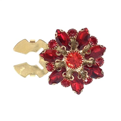 2 Stück Strass-Knopfabdeckungen, Strass-Knop-f Für Damen Und Herren, Abnehmbare Hemdknopfclips, Knöpfe, Schmuck, Ausgefallene Kristallknöpfe Für Anzug, smo-king, Hemd, Zubehör von Fellflying