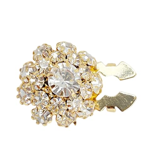 2 Stück Strass-Knopfabdeckungen, Strass-Knop-f Für Damen Und Herren, Abnehmbare Hemdknopfclips, Knöpfe, Schmuck, Ausgefallene Kristallknöpfe Für Anzug, smo-king, Hemd, Zubehör von Fellflying