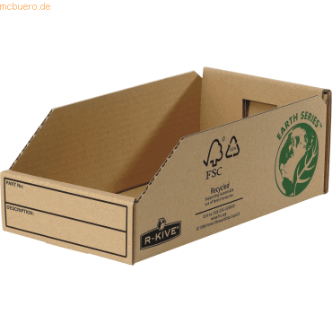 50 x Fellowes Kleinteile-Box Part Bins R-Kive 147x102x280mm von Fellowes