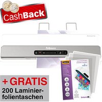 AKTION: Fellowes Amaris A3 Laminiergerät bis DIN A3 + GRATIS 100 Laminierfolien, DIN A4, 80 micron, glänzend mit CashBack von Fellowes