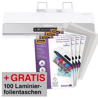 AKTION: Fellowes Amaris A3 Laminiergerät bis DIN A3 + GRATIS 100 Laminierfolien, DIN A4, 80 micron, glänzend von Fellowes