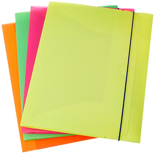 Cartellina con elastico Fellowes progetti dorso 3cm colori fluo [1028101] von Fellowes