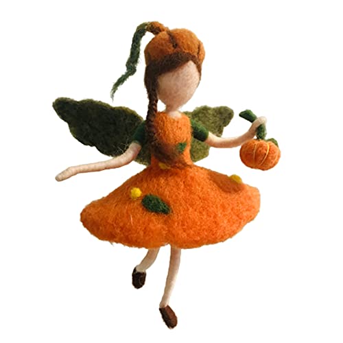 Feltsky Feen-Nadelfilz-Set für Anfänger, inklusive allem, Bastelset für Anfänger, 15 cm Höhe, Orange von Feltsky