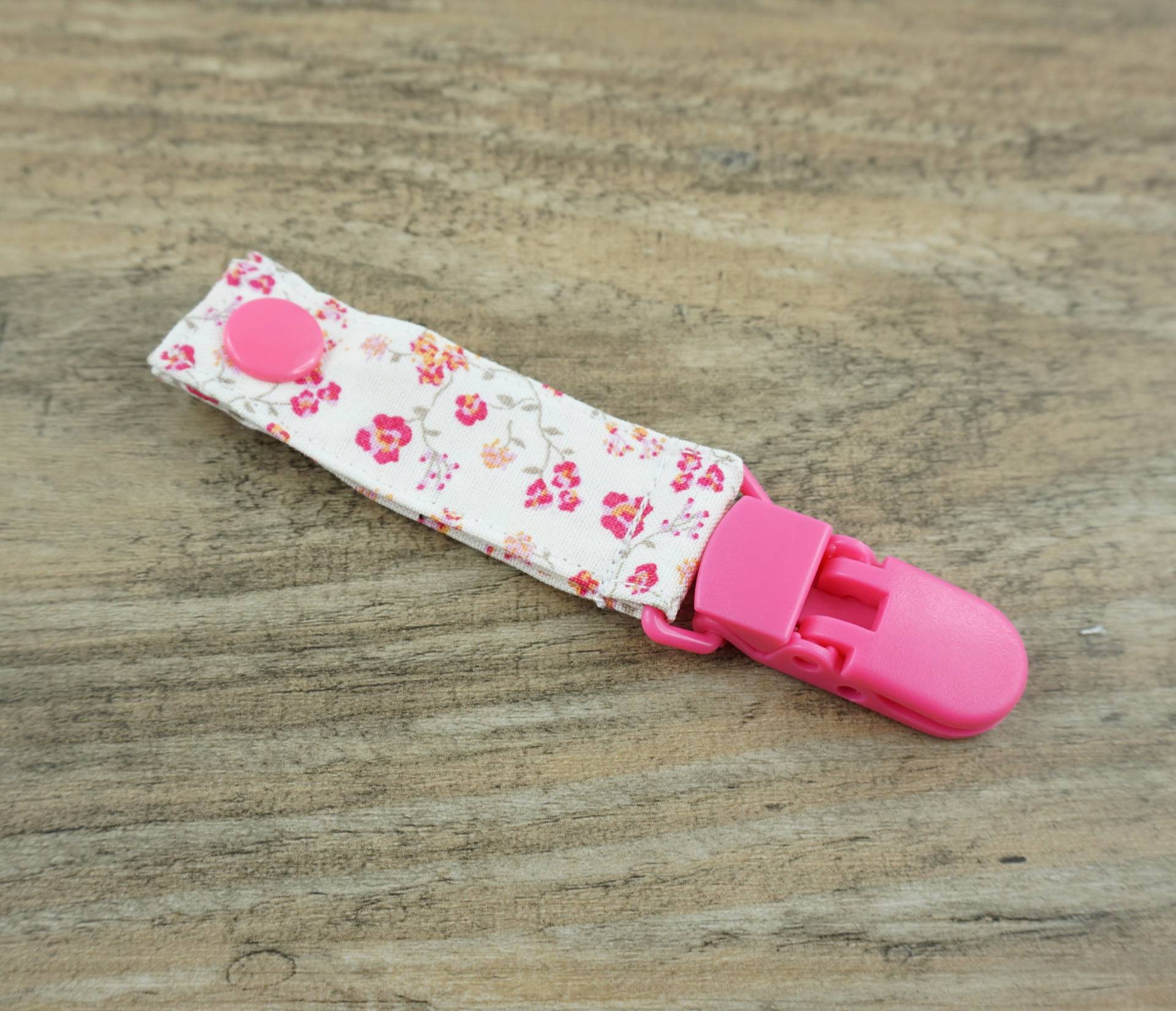 Tube-Clips Enterale Ernährung Oder Sauerstoffversorgung - Pink Rose von FeludaraDesign