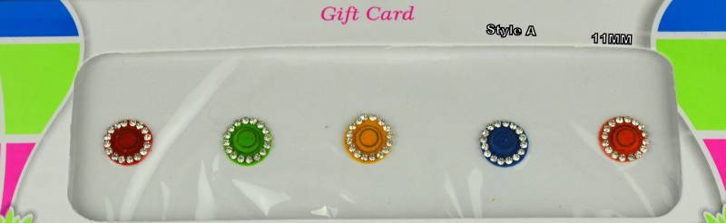 Multi Color Bindi Extra Large, Diamant Umriss Bindis, Ausgefallene Gesichts Bindi, Bollywood Selbstklebende Tattoos, Mädchen Geschenk von FeminaDeals